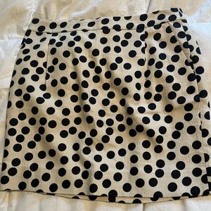 J. Crew Polka Dot Skirt